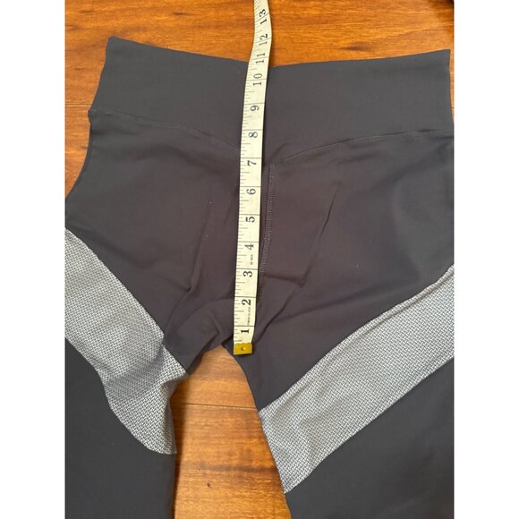 CYSM Virtual Sensuality Fit Hi Compression Leggings Size L Gray Light Blue - Picture 10 of 13